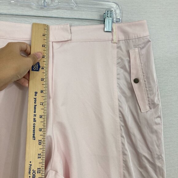 Tail Light Pink Lace Detail Soft Lightweight Activewear Capri Pants size 14 Golf - Picture 7 of 11